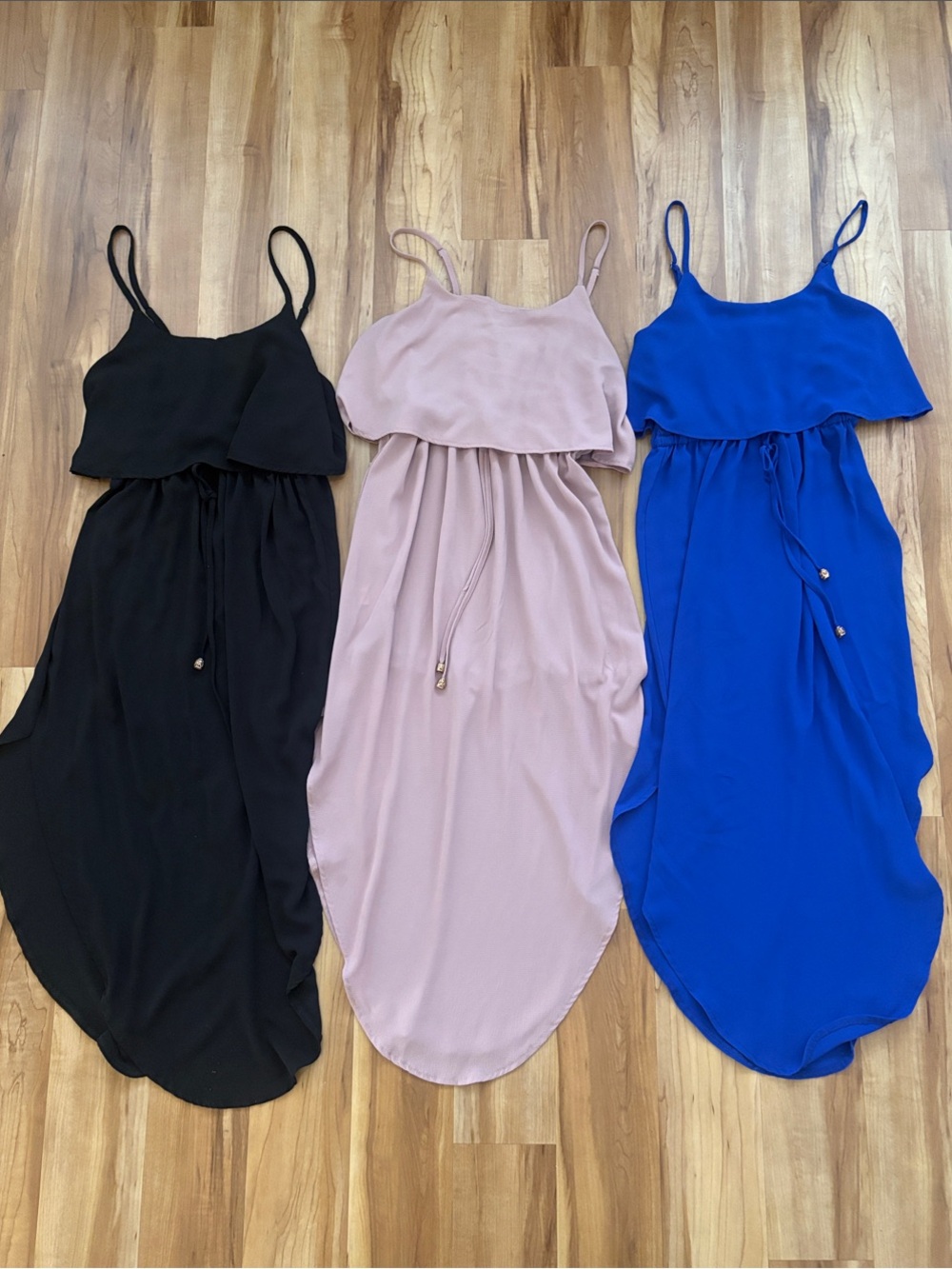 Dress Bundle Black, Blush, Royal Blue